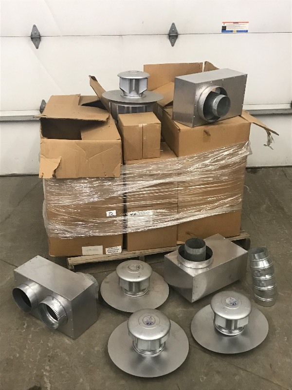 lot 73 image: Pallet Lot Of Assorted New HVAC Con...