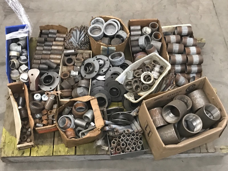 lot 82 image: Pallet Of Assorted Pipe Fittings--H...