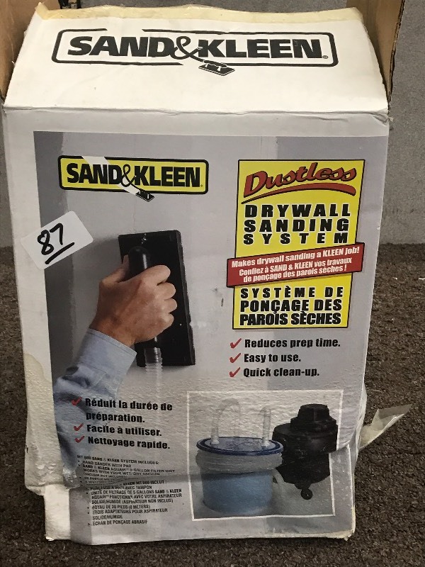 lot 87 image: Sand & Kleen Drywall Sanding System...