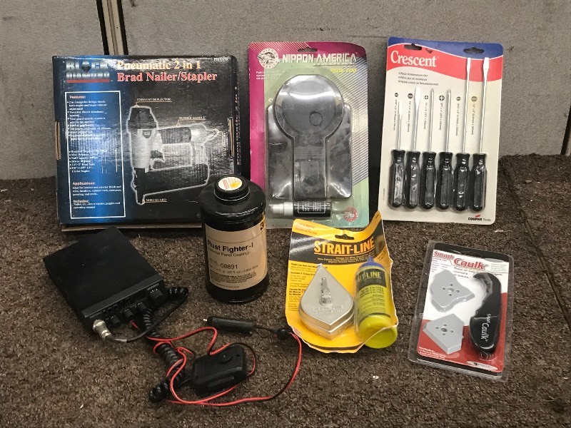lot 94 image: Box Of Asdorted CB-Radio, Straight...