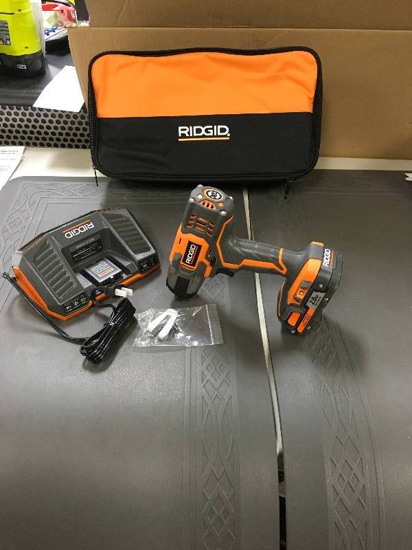 Ridgid X4 18 Volt 12 in. Impact Wrench open box never used tool and charger only