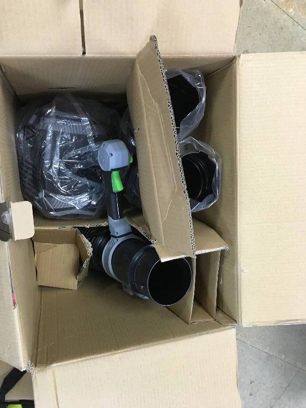 EGO 600 CFM Cordless Backpack Blower Tool Only Open box never used