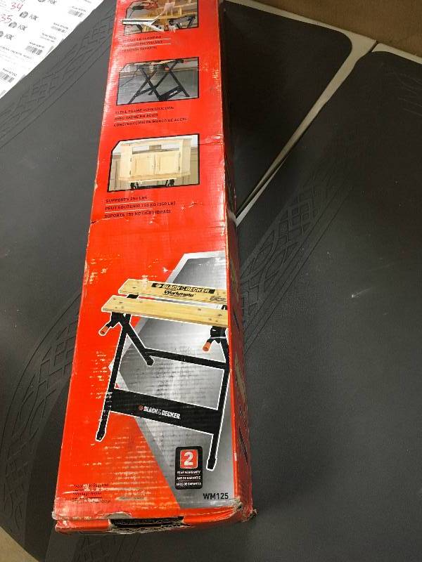 Black & Decker Workmate Work Bench open box never used