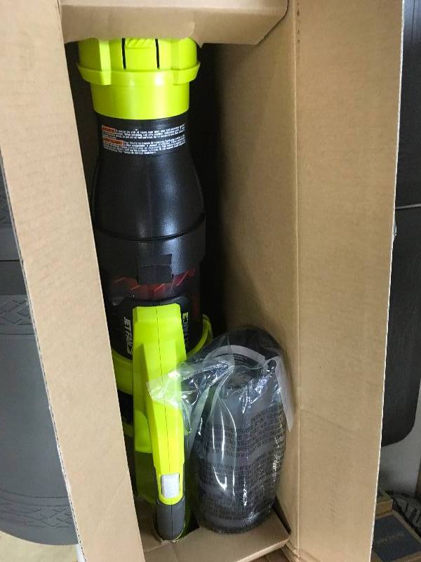 Ryobi 40 Volt Lithium Cordless Jet Fan Blower open box never used