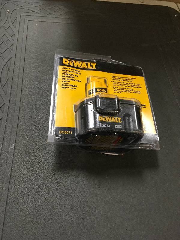 DeWalt XRP 12 Volt Battery Pack