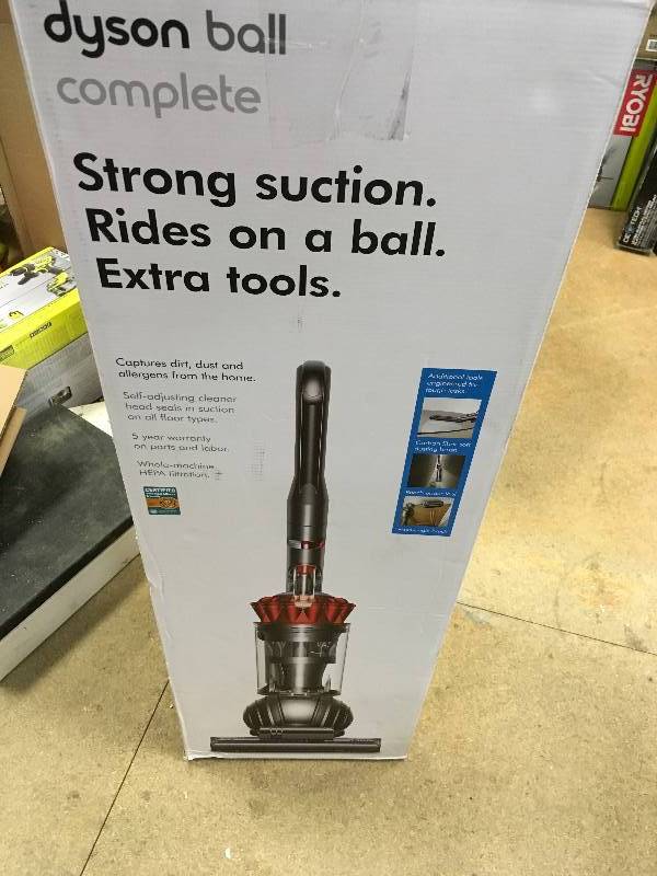 Dyson Ball Complete Upright Vacuum with Extra Tools, RedsPinks open box never used