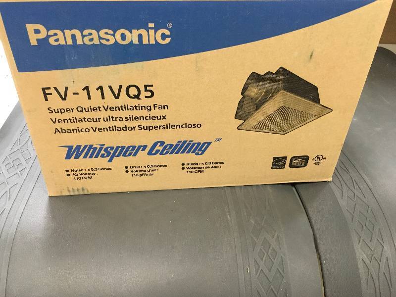 Panasonic FV-11VQ5 Super Quiet Ventilating Fan open box never used