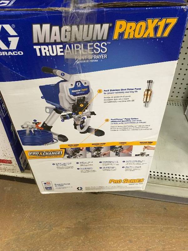 Graco Magnum ProX17 Stand Airless Paint Sprayer oprn box never used