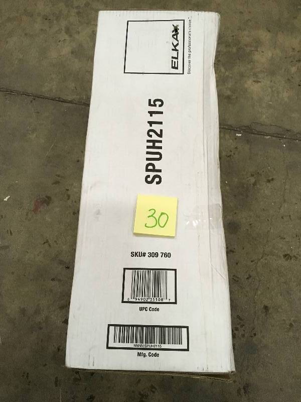 lot 30 image: Elkay Signature Plus Undermount Stainless Steel (Silver) 24 in. Single Bowl Kitchen Sink open box never used