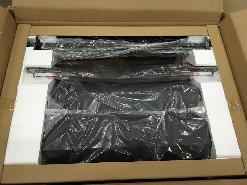 lot 56 image: Dyna-Glo 4-Burner Open Cart LP Gas Grill in Black open box never used
