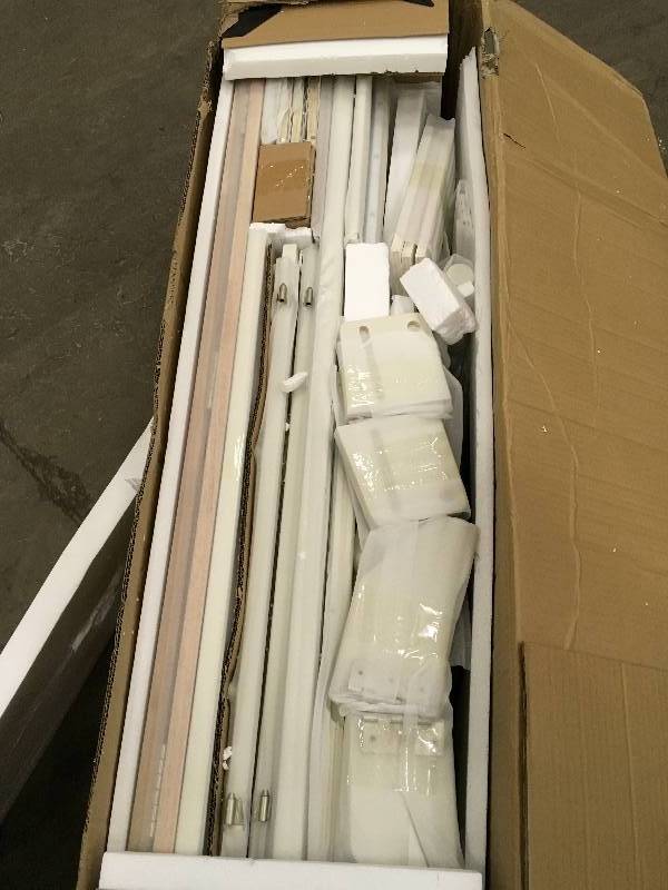 lot 57 image: Dolly Madison Liberty White Kitchen Cart open box never used