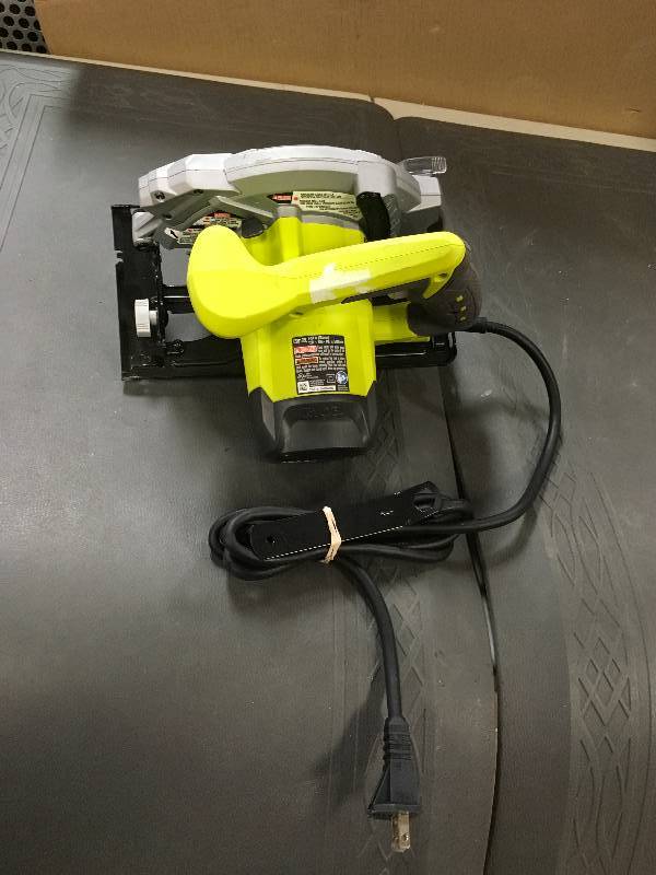 lot 13 image: Ryobi 14-Amp 7-14 in. Circular Saw in  working conditions
