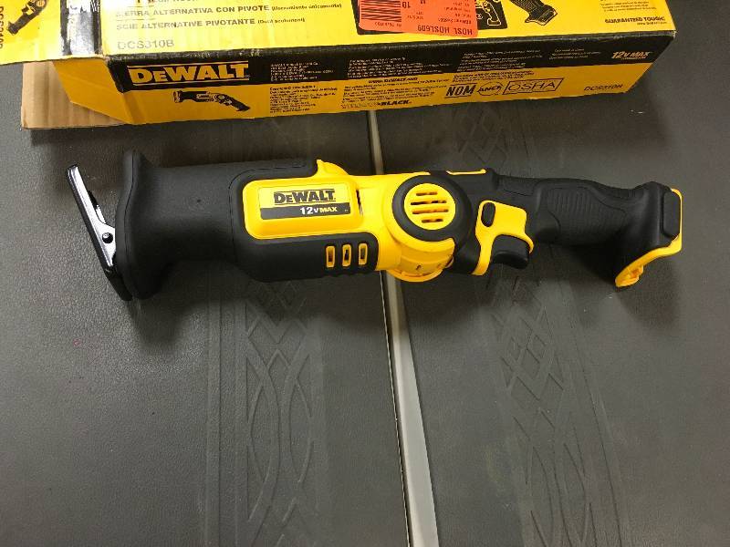 lot 20 image: DeWalt 12-Volt Max Lithium-Ion Cordless Reciprocating Saw in  working conditions