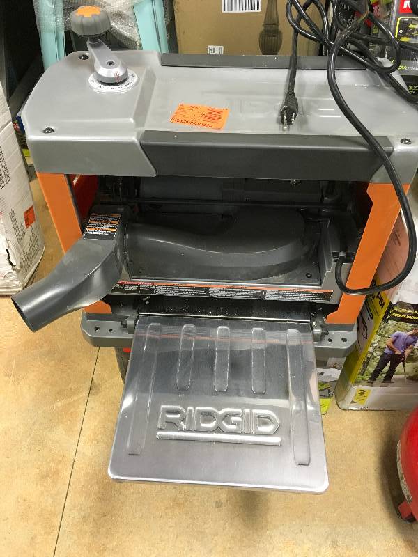 lot 25 image: Ridgid 13 in Plainer in  working conditions
