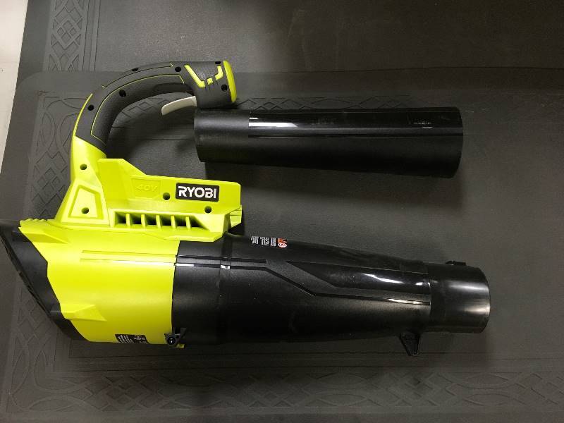 lot 52 image: Ryobi 155 MPH 300 CFM 40-Volt Lithium-Ion Cordless Jet Fan Blower  Battery and Charger are not Included not used