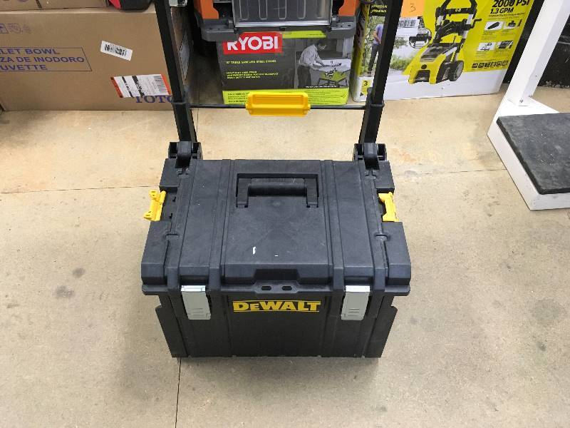 lot 60 image: DeWalt Tough System 22 in. Rolling Toolbox Mobile Storage Organizer Toolbox