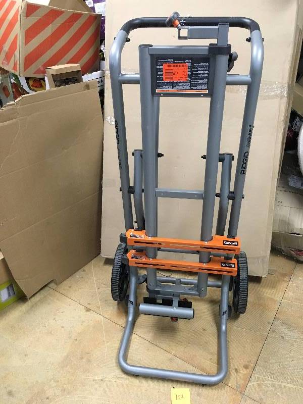 lot 107 image: Ridgid Mobile Miter Stand