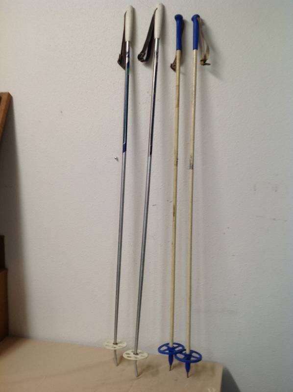 lot 9 image: Two Pairs Of Ski Poles - A & T brand