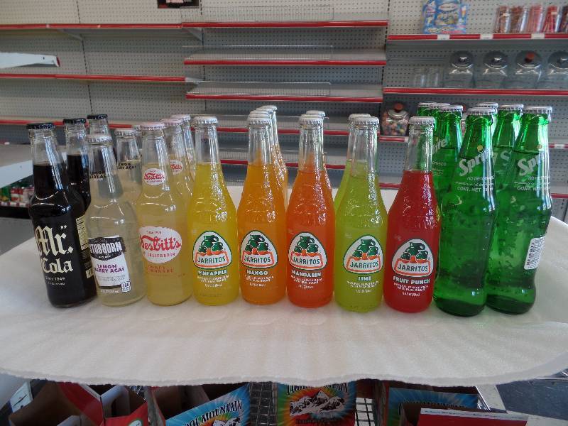 lot 6 image: Glass Bottle Soda  Assorted