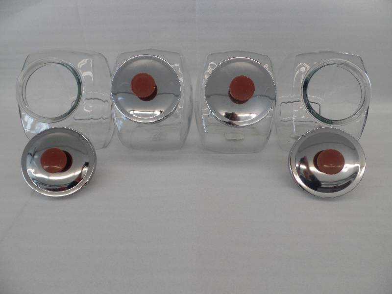 lot 43 image: Glass Candy Jars