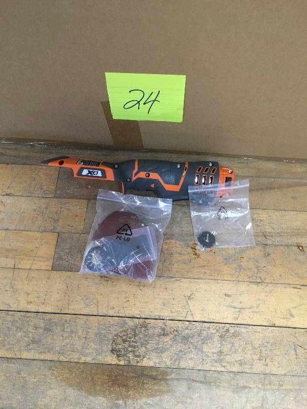 lot 24 image: Ridgid 18-Volt Cordless JobMax Console - Tool Only in working conditions