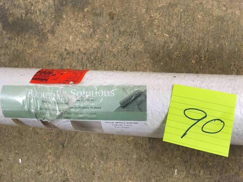 lot 90 image: Paintable Solutions III Stucco Walpaper open box never used