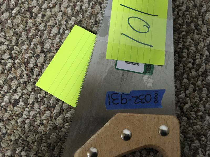 lot 101 image: Husky 20 Hand Saw in working conditions