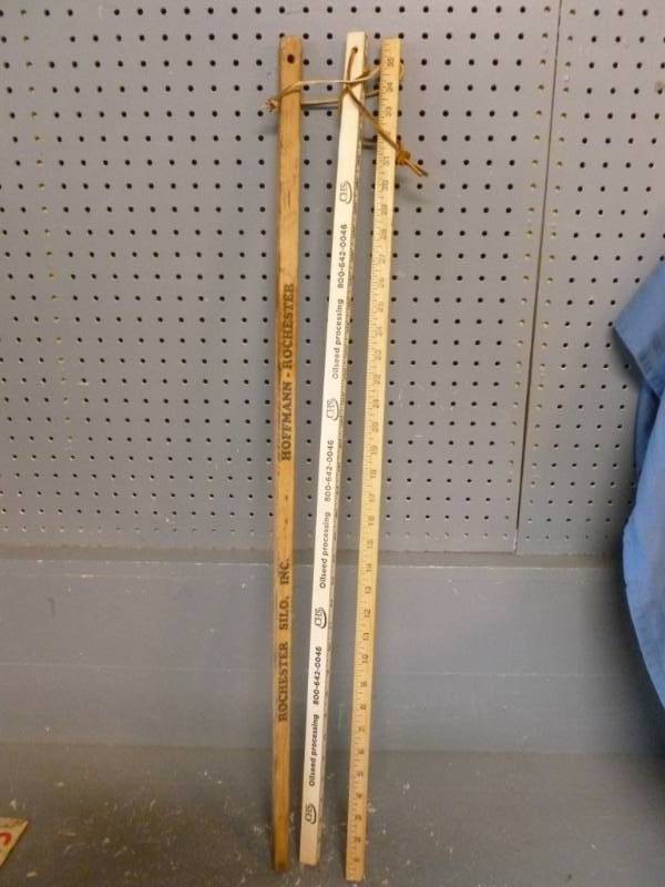 lot 68 image: Advertisement Yard Sticks