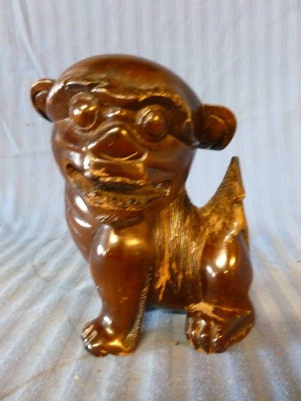 lot 118 image: Hand Carved Figurine