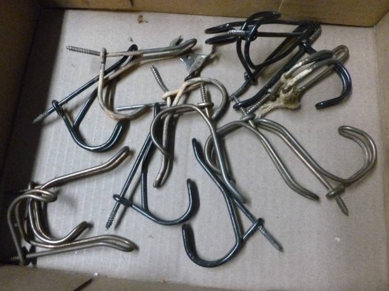 lot 124 image: Vintage Coat Hooks