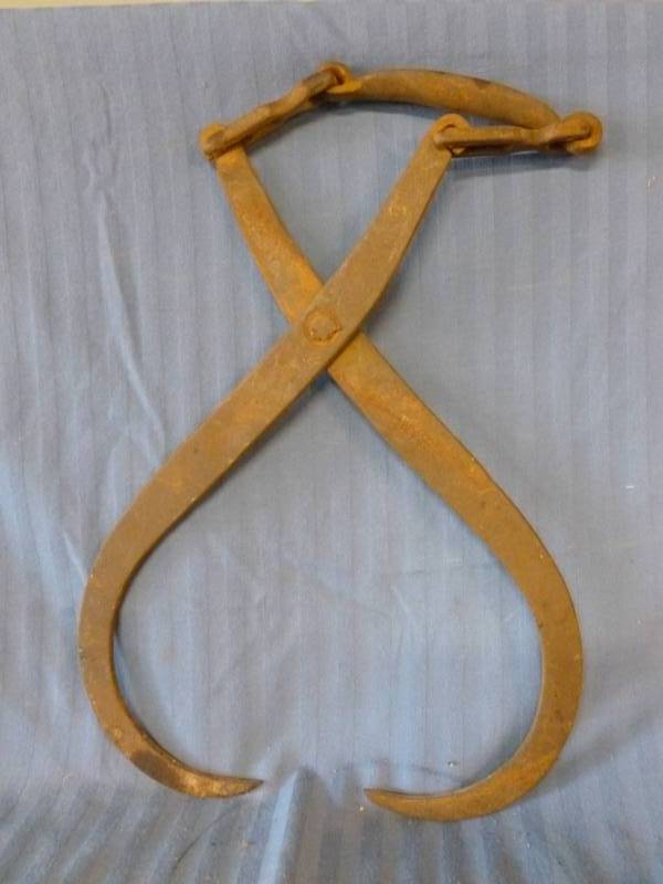 lot 127 image: Vintage Ice Tongs