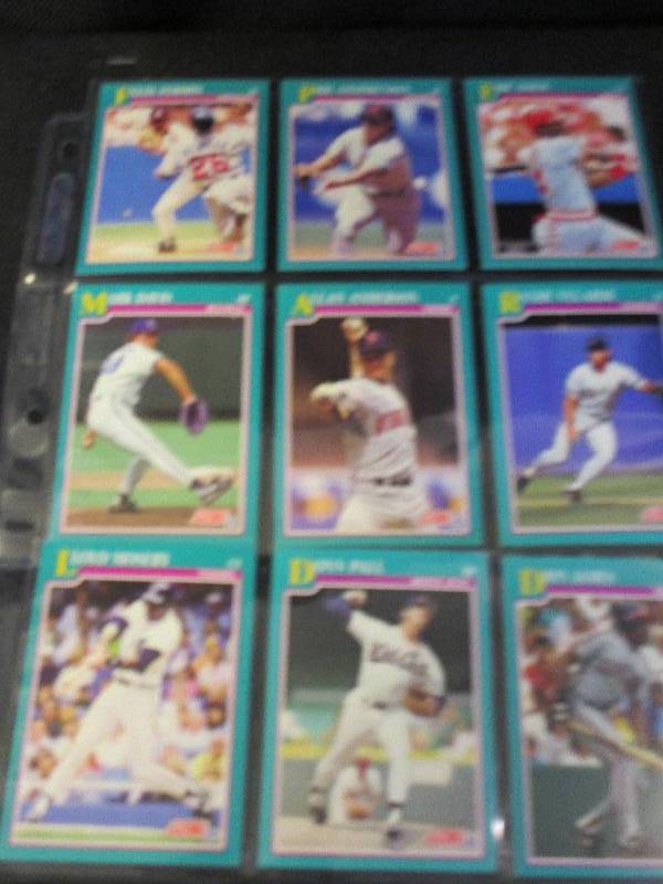 lot 8 image: 1991 Baseball cards