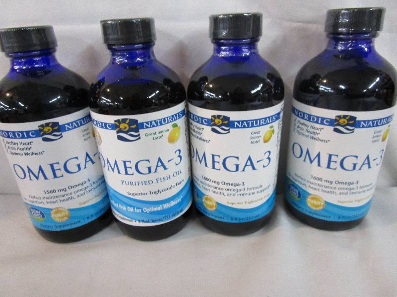 lot 50 image: 4 8 oz unopened Omega-3