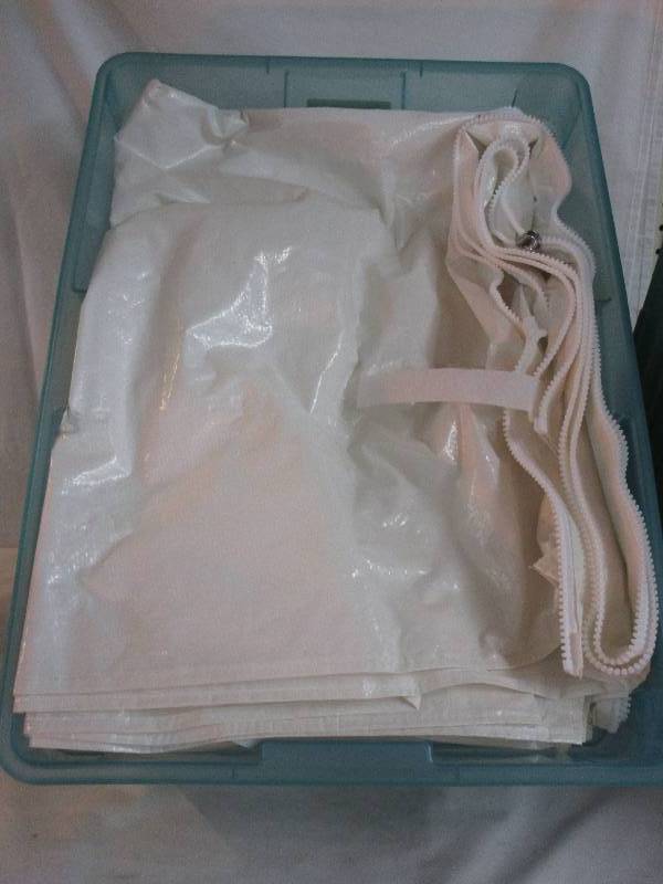 lot 62 image: Sides for a 10x10 Canopy tent