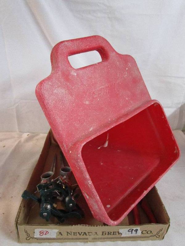 lot 80 image: Drywall Hopper, Sprinklers and Ring Pliers