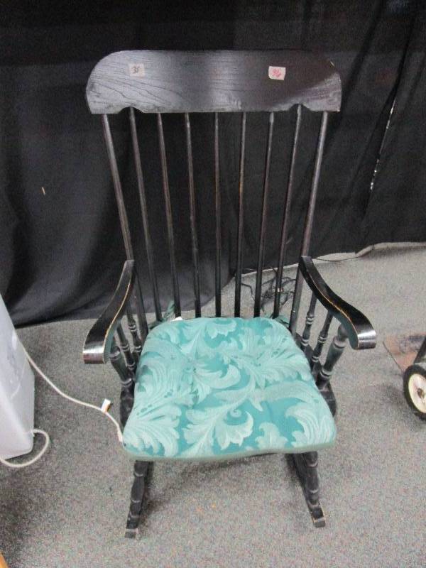 lot 96 image: Wood Rocker