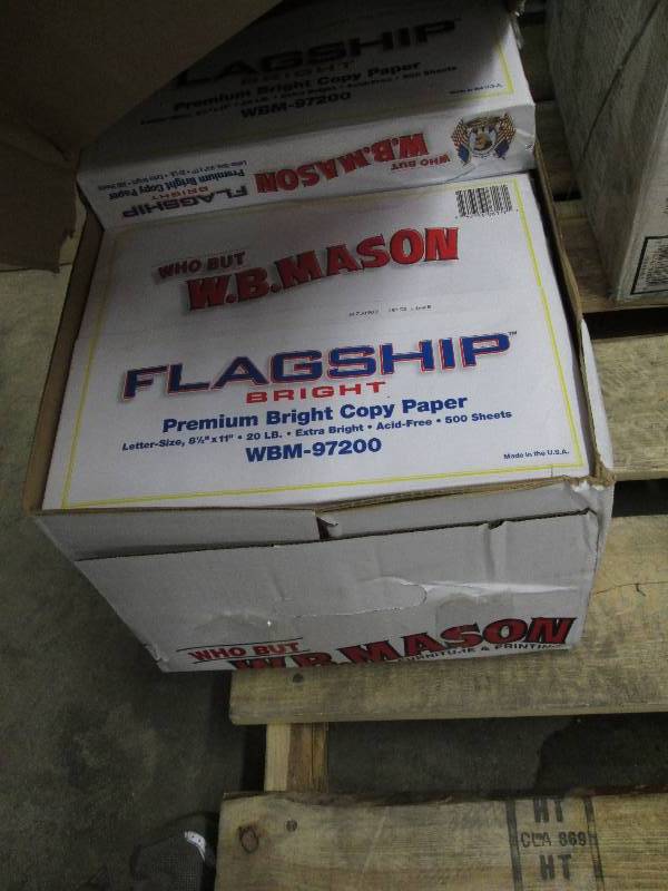 9 Reams WB Mason 8.5x11 Copy Paper...