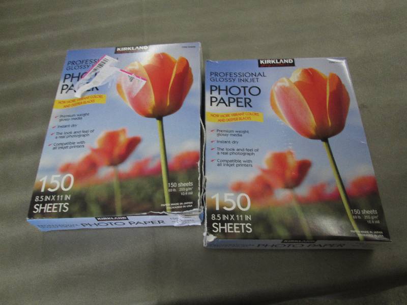 2 Boxes of Kirkland Glossy Photo Pa...