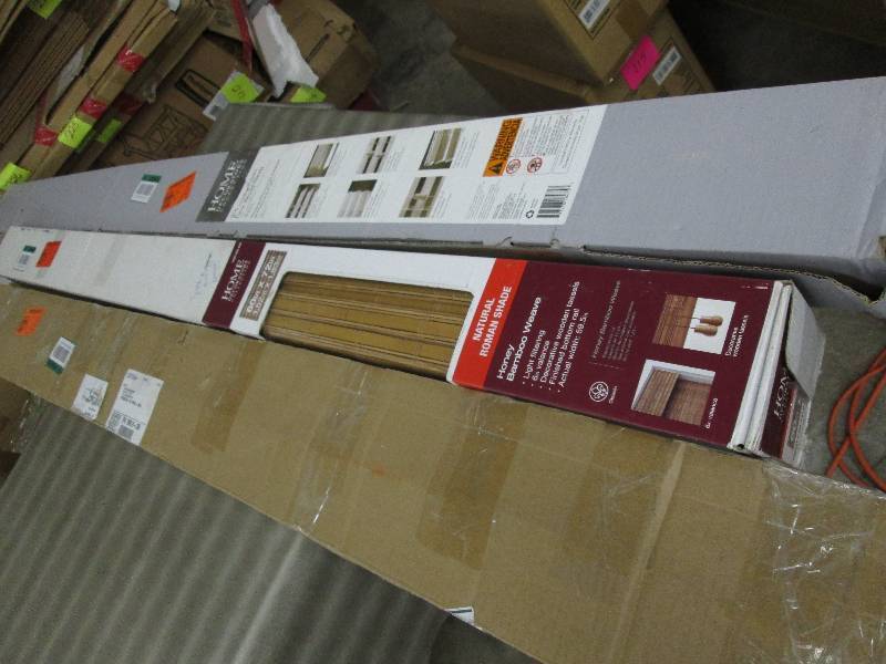 Lot of 3 Assorted Shades & Blinds- ...