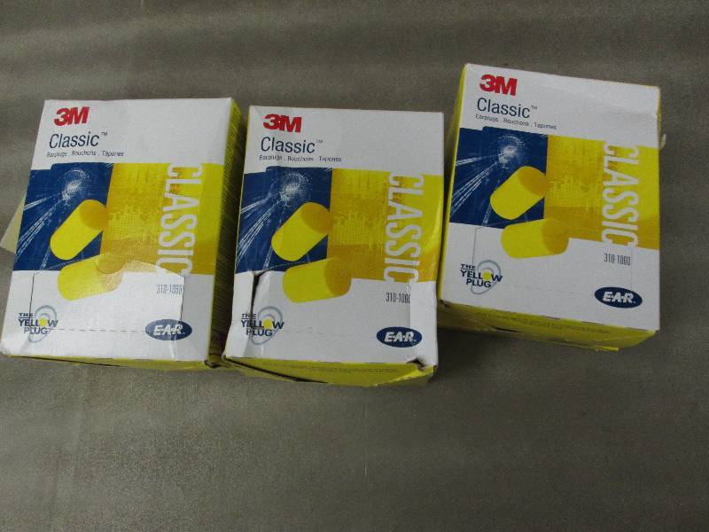 Lot of 3 Boxes 3M Classic Earplugs ...