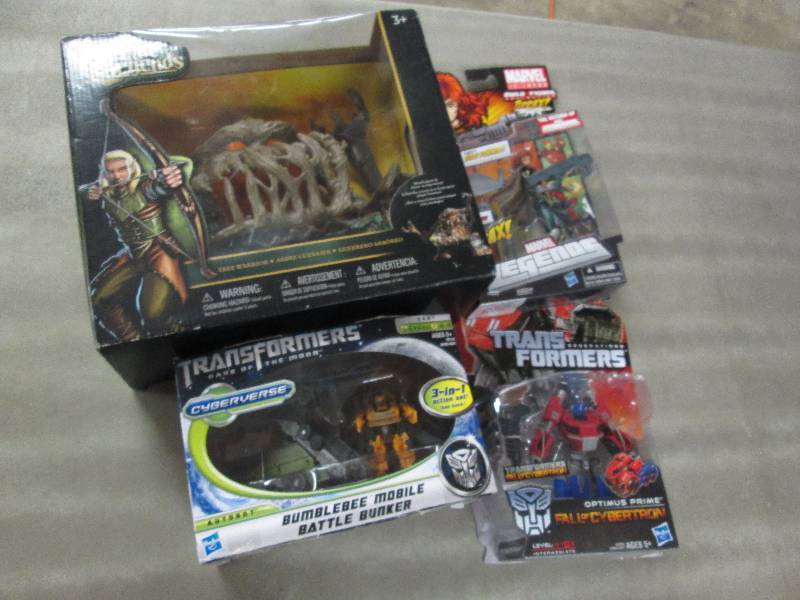 Lot of 4 Action Toys...