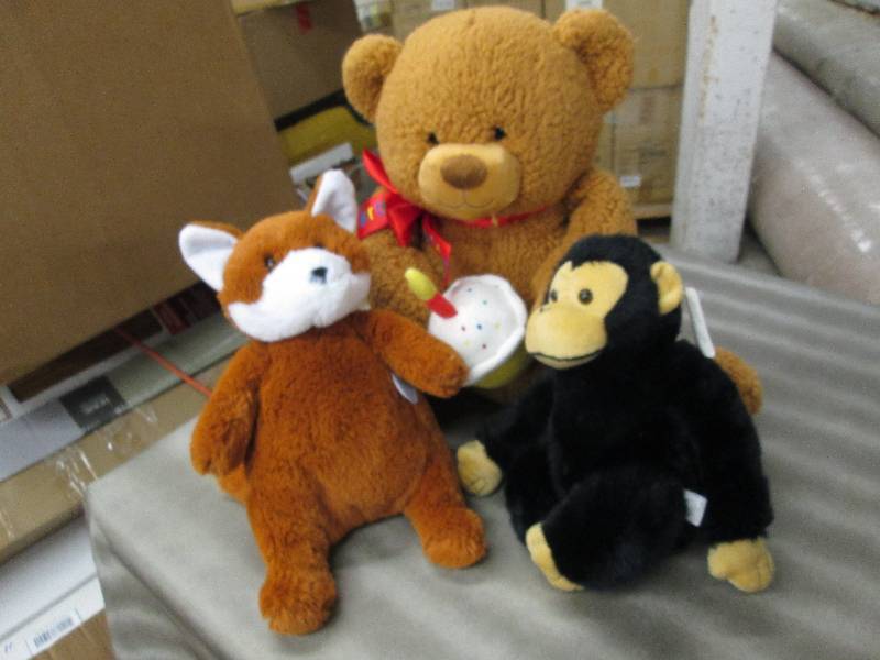Lot of 3 Plush Toys ...