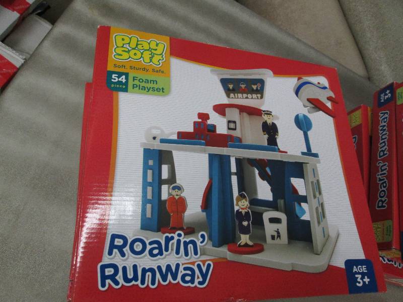 Lot of 4 Play Soft Roarin Runway P...