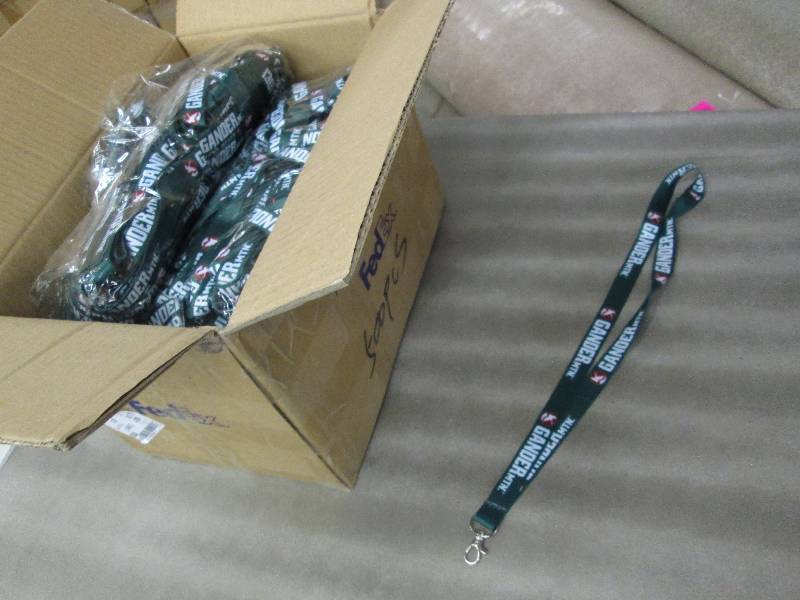 Case of Gander Mountain Lanyards...
