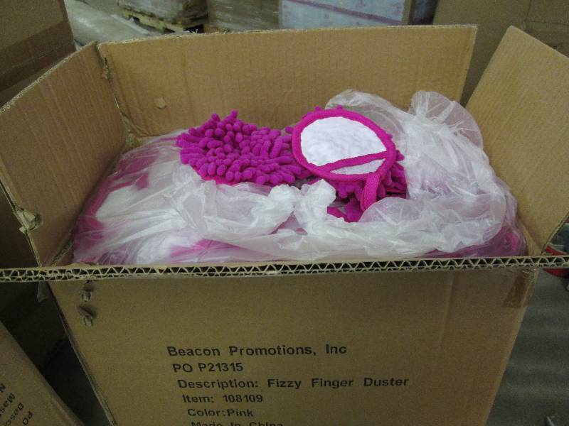 Case of 200 Pink Frizzy Finger Dust...