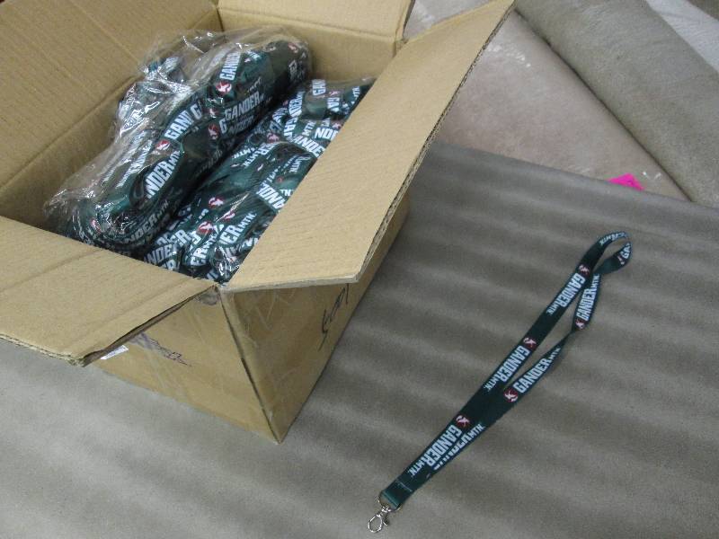 Case of Gander Mountain Lanyards...