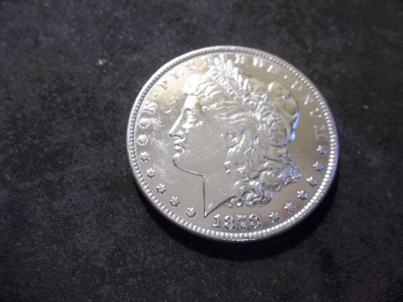 1878  Morgan Silver Dollar With 7 Over 8 Tail Feathers