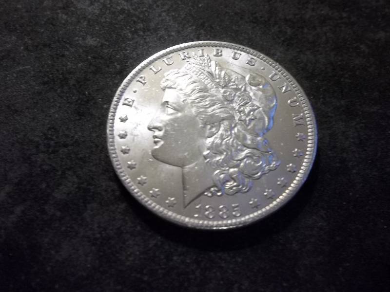 1885 O Morgan Silver Dollar