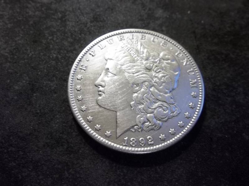 1892 O Morgan Silver Dollar