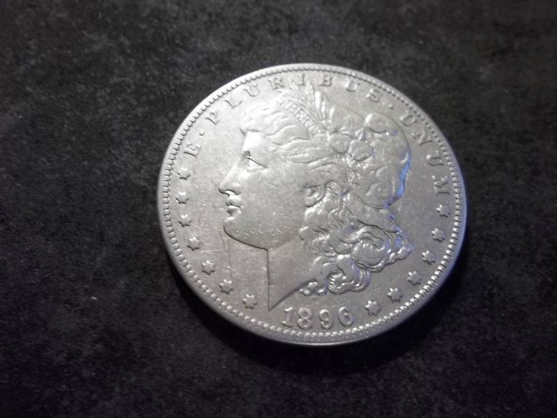 1896 S  Morgan Silver Dollar
